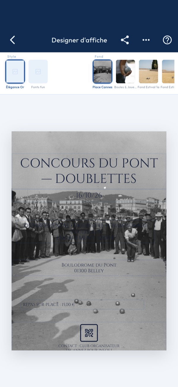 Éditeur d'affiche
