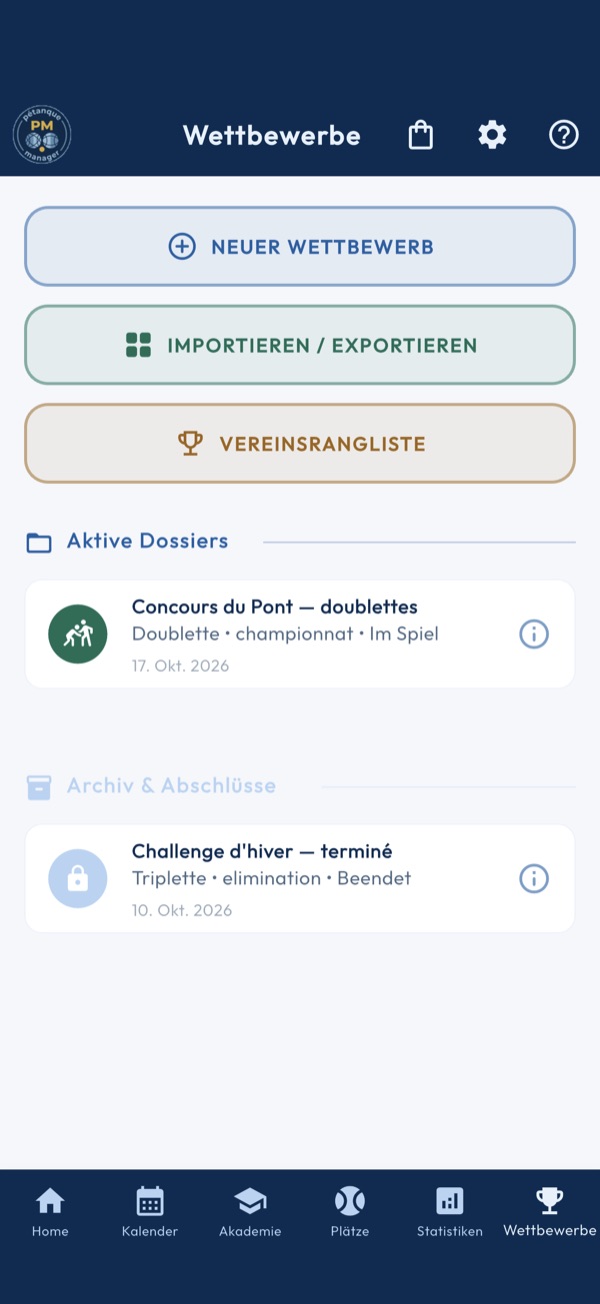 Wettbewerbe