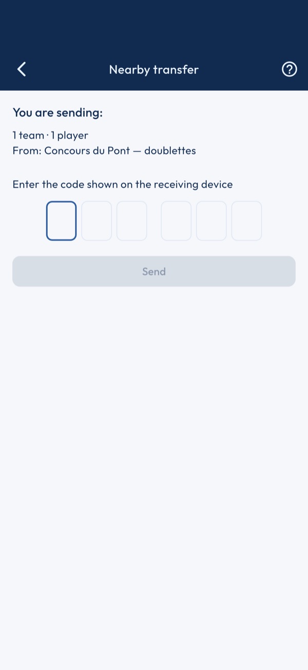 Nearby transfer