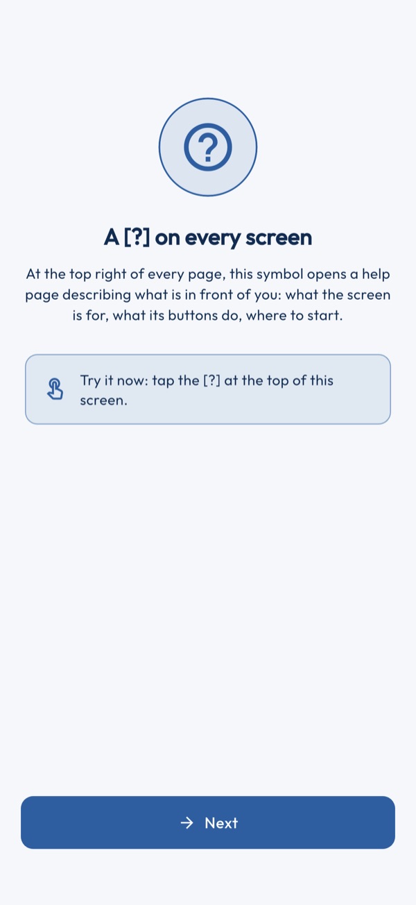 The question mark